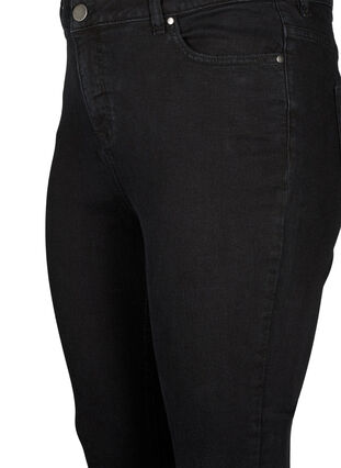 ZizziHohe Taille Amy Jeans mit super schlankem Schnitt, Black, Packshot image number 2