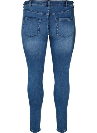 ZizziSuper-Slim-Sanna Jeans mit Nietendetails, Blue Denim, Packshot image number 1