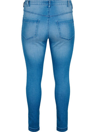 ZizziSuper Slim Amy Jeans mit hoher Taille, Light blue, Packshot image number 1