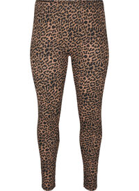 Viskose Leggings mit Leopardendruck