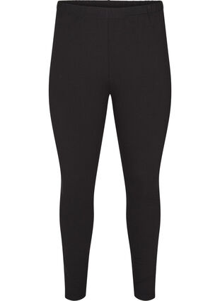 ZizziGefütterte Baumwollleggings., Black, Packshot image number 0