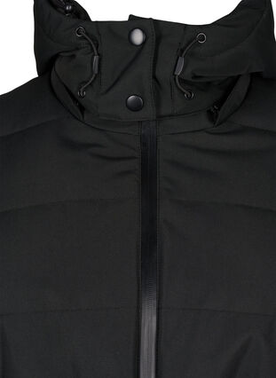 ZizziSki-Jacke mit Kapuze und Gürtel, Black, Packshot image number 2