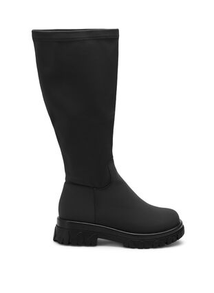 ZizziExtra-Weite - Hoher Stiefel mit Stretchanteil, Black, Packshot image number 0