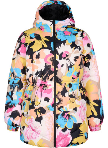 ZizziBunte Jacke mit Kapuze, Multi Color, Packshot image number 0