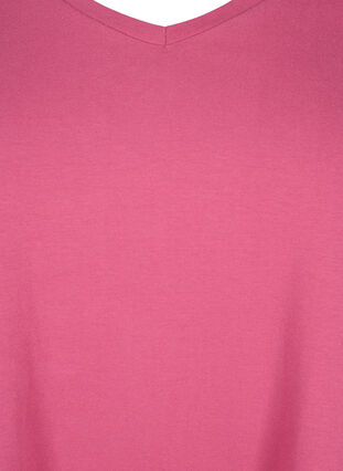 ZizziUnifarbenes Basic-T-Shirt aus Baumwolle, Malaga, Packshot image number 2