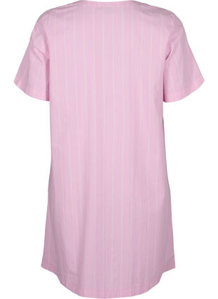 Zizzi Gestreiftes Kleid aus Bio-Baumwolle, Lilac Sachet, Packshot image number 1