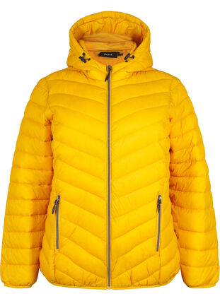 ZizziLeichte Jacke mit Kapuze, Golden Orange, Packshot image number 0