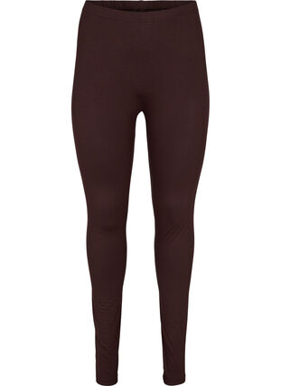 ZizziBasic-Leggings aus Viskose, Coffee Bean, Packshot image number 0