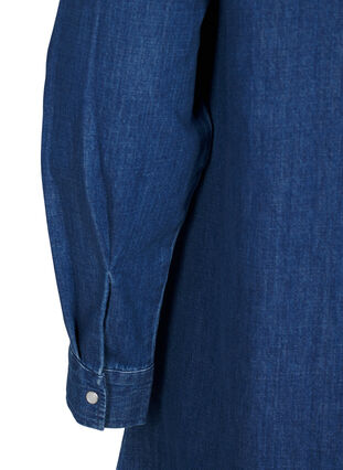 ZizziJeanskleid mit Knöpfen, Medium Blue Denim, Packshot image number 3