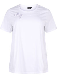 T-Shirt aus Bio-Baumwolle mit Schleifendetail