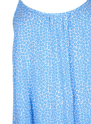 Zizzi Trägerkleid aus Viskose mit Print, Marina Flower AOP, Packshot image number 2