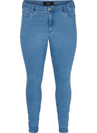 Hochtaillierte Super Slim Amy Jeans, Light blue, Packshot