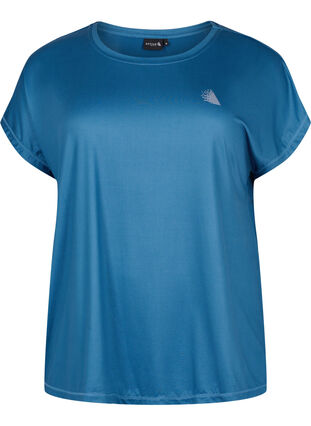 ZizziKurzarm Trainingsshirt, Blue Wing Teal, Packshot image number 0