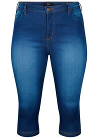 Hoch taillierte Amy Capri Jeans mit Super Slim Fit