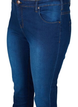 ZizziSchmale Passform Emily Jeans mit normaler Taille, Blue Denim, Packshot image number 2