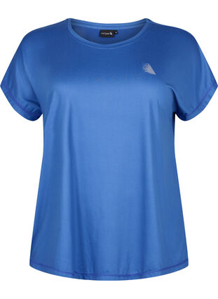 ZizziKurzarm Trainingsshirt, Sodalite Blue, Packshot image number 0