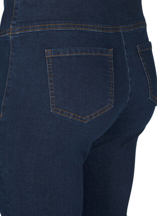 ZizziDehnbare Jeggings mit hoher Taille, Dark Blue, Packshot image number 3