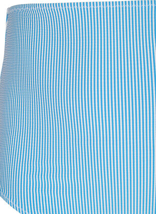 Zizzi Gestreiftes Bikini-Unterteil mit extra hoher Taille, BlueWhite Stripe AOP, Packshot image number 2