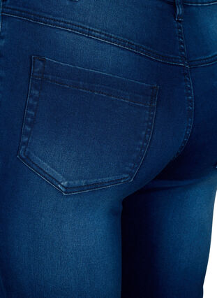 ZizziSuper Slim Amy Jeans mit hoher Taille, Blue Denim, Packshot image number 3