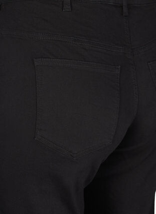 ZizziGemma Jeans mit hoher Taille und gerader Passform, Black, Packshot image number 3