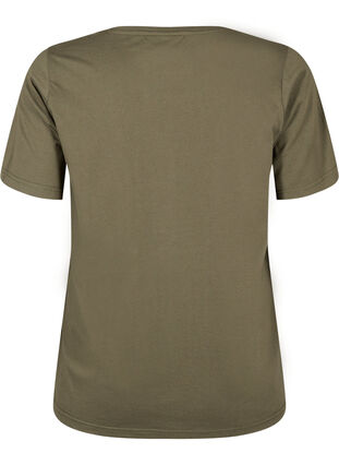 Zizzi FLASH - T-Shirt mit Motiv, Ivy Green, Packshot image number 1