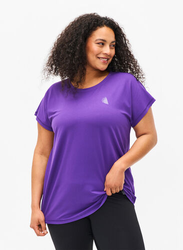 ZizziKurzarm Trainingsshirt, Heliotrope, Model image number 0