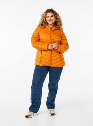 ZizziLeichte Jacke mit Kapuze, Marmelade, Model image number 2