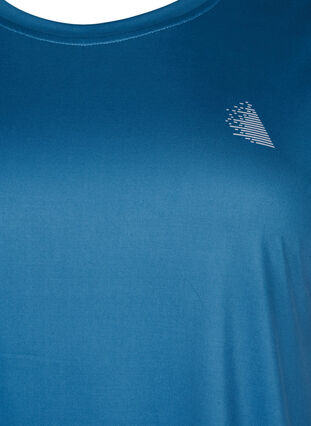 ZizziKurzarm Trainingsshirt, Blue Wing Teal, Packshot image number 2