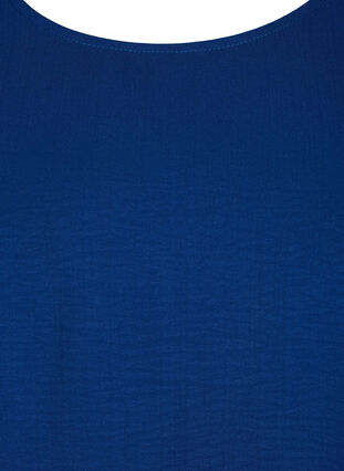 Zizzi Kurzes Kleid mit Schleifen-Detail hinten, Estate Blue, Packshot image number 2
