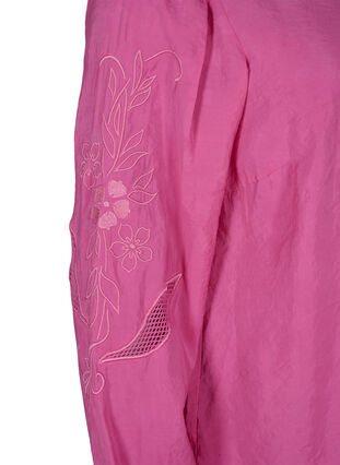 ZizziBluse aus TENCEL™-Modal mit gestickten Details, Phlox Pink, Packshot image number 3