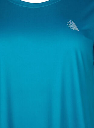 ZizziKurzarm Trainingsshirt, Deep Lagoon, Packshot image number 2