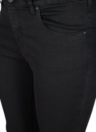 ZizziSuper Slim Amy Jeans mit hoher Taille, Black, Packshot image number 2