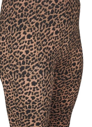 ZizziViskose Leggings mit Leopardendruck, DARK LEO AOP, Packshot image number 2