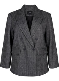 Blazer aus Wollmischung mit Taschen