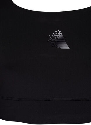 ZizziRacerback-Sport-BH, Black, Packshot image number 2