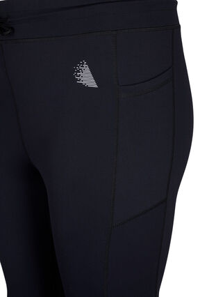 Zizzi7/8-Trainingsstrumpfhose mit Taschen, Black, Packshot image number 2