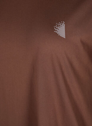 Zizzi Kurzärmeliges Trainings-T-Shirt, Chocolate Martini, Packshot image number 2