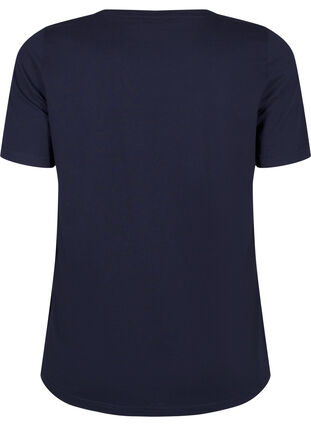 ZizziFLASH - T-Shirt mit Motiv, Navy B. Silver Faith, Packshot image number 1