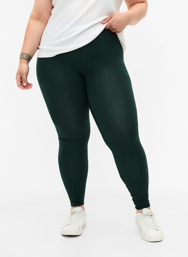 ZizziBasic-Leggings aus Viskose, Scarab, Model image number 0