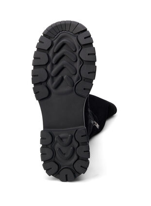 ZizziExtra-Weite - Stiefelette aus Wildlederimitat, Black, Packshot image number 5