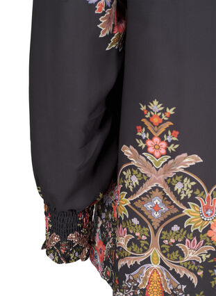 ZizziBluse mit Paisley-Druck, Black Paisley, Packshot image number 3