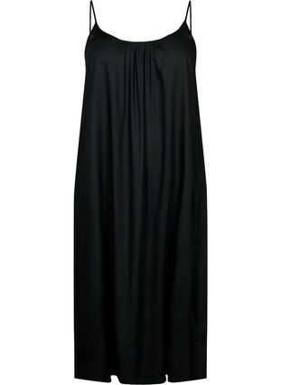 Zizzi Ärmelloses Midi-Kleid aus Viskose, Black, Packshot image number 0