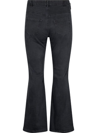 ZizziEllen Bootcut-Jeans mit hoher Taille., Grey Denim, Packshot image number 1