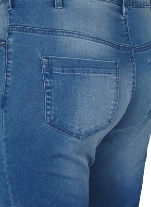 ZizziSchmale Passform Emily Jeans mit normaler Taille, Light blue, Packshot image number 3