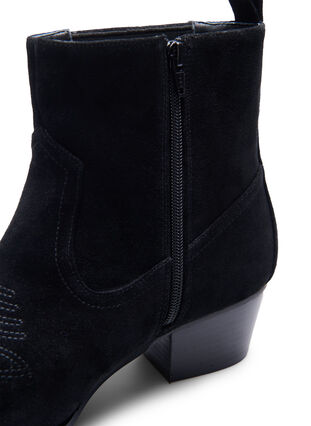 ZizziExtra-Weite - Wildleder-Stiefelette, Black, Packshot image number 3