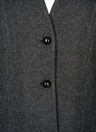 ZizziTaillierter Blazer, Dark Grey Melange, Packshot image number 2