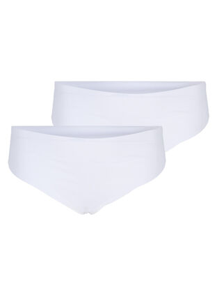 Zizzi2er-Pack invisible G-String , Bright White, Packshot image number 0