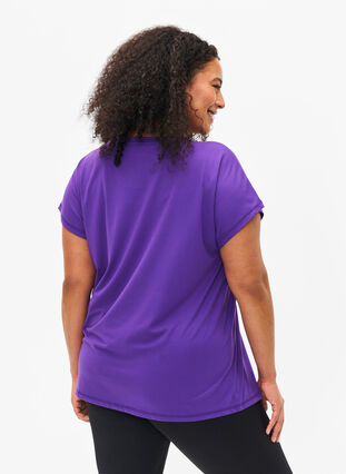 ZizziKurzarm Trainingsshirt, Heliotrope, Model image number 1