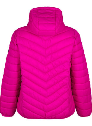 ZizziLeichte Jacke mit Kapuze, Fuchsia Red, Packshot image number 1