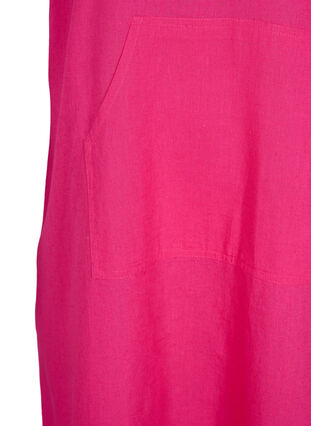 Zizzi Kurzärmeliges Kleid mit Kapuze, Beetroot Purple, Packshot image number 3